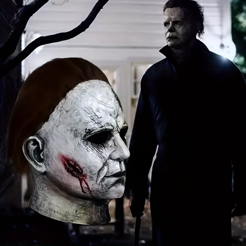 Masque d’horreur réaliste Michael Myers – visage ensanglanté effrayant – Image 8