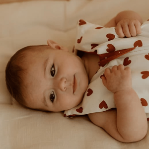 Gigoteuse terracotta cœurs