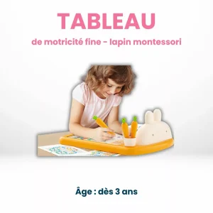 Tableau de Motricité Fine – Lapin Montessori