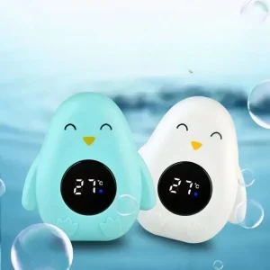 Thermomètre de bain bébé – Température idéale garantie pour un bain sûr et apaisant – Lecture rapide et précise
