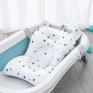 Transat de bain bébé – Sécurité et confort pour nouveau-né – Maintien ergonomique antidérapant