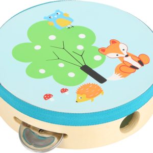 Tambourin d&rsquo;Éveil Musical en Bois « Renard »