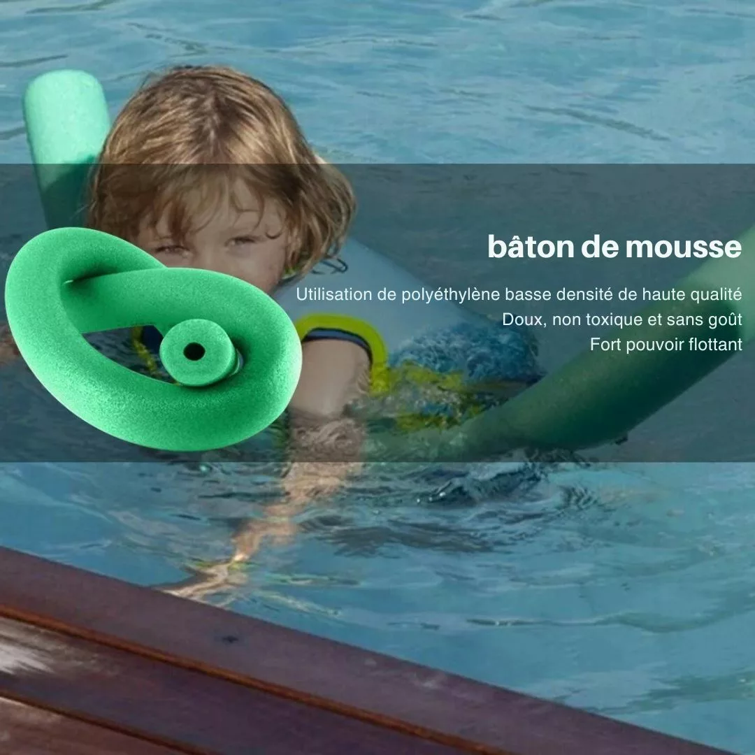 Frite de piscine – Accessoire flottant idéal pour jeux aquatiques, détente et apprentissage de la nage – Image 2