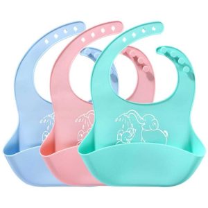 Bavoirs pour bébé en silicone