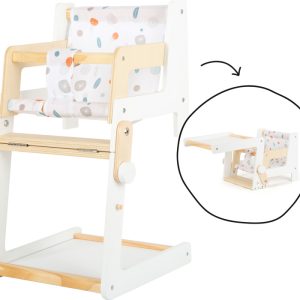 Chaise Haute Combinée 2-en-1 pour Poupée « Little Button »