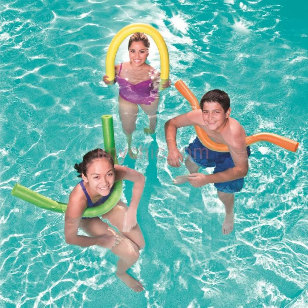 Frite de piscine – Accessoire flottant idéal pour jeux aquatiques, détente et apprentissage de la nage – Image 4