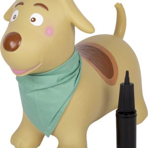 Chien Sauteur Gonflable avec Pompe et Foulard