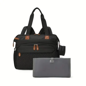 Ensemble sac à langer 2 pièces avec matelas à langer intégré – pratique et élégant