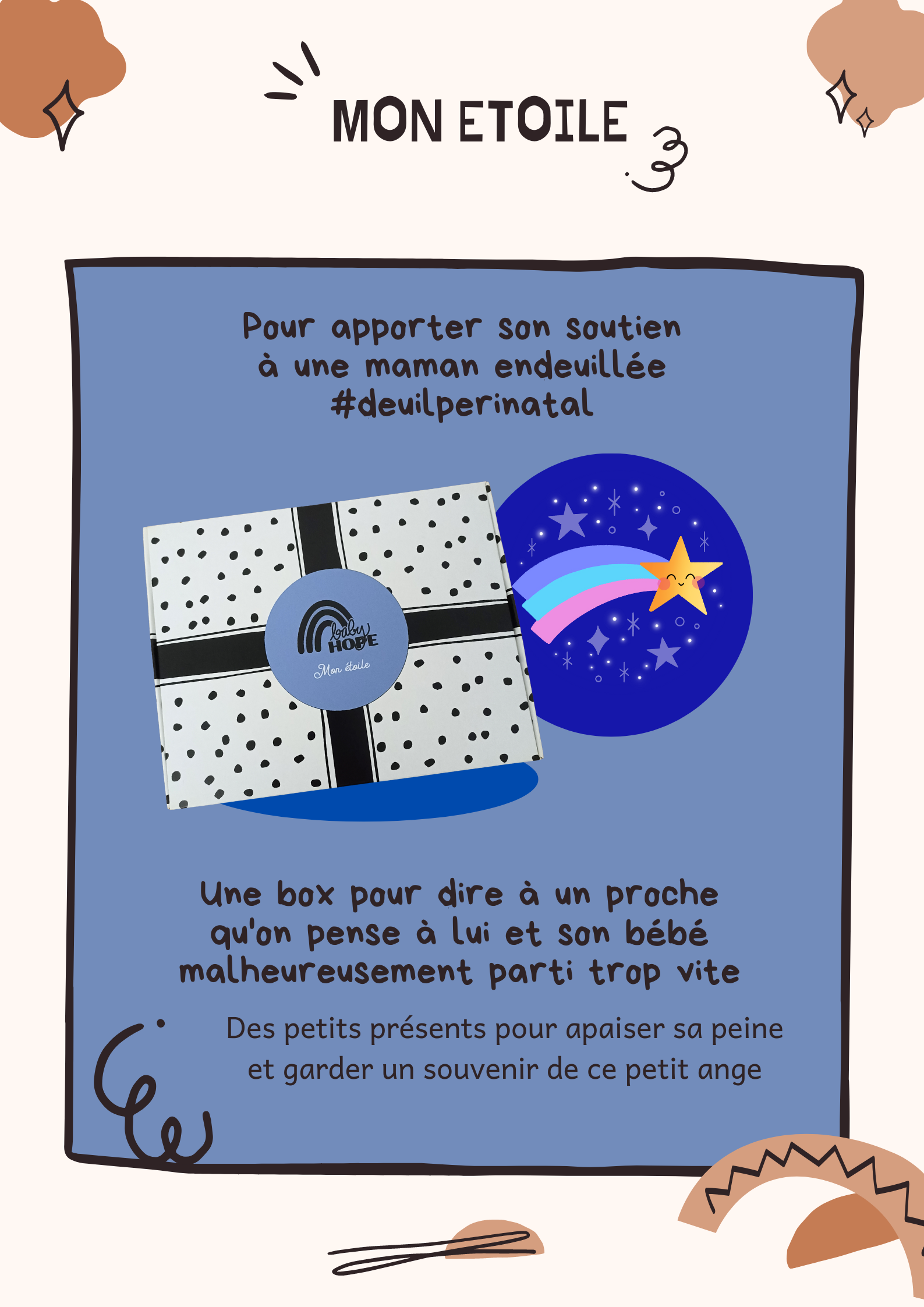 HOPE BOX « Mon Etoile » – box en soutien sur le deuil périnatal – Image 2