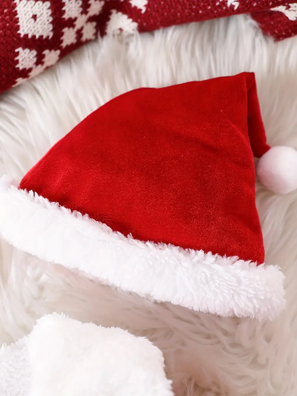 Déguisement Père Noël 3 pièces – costume complet bonnet veste ceinture – Image 5