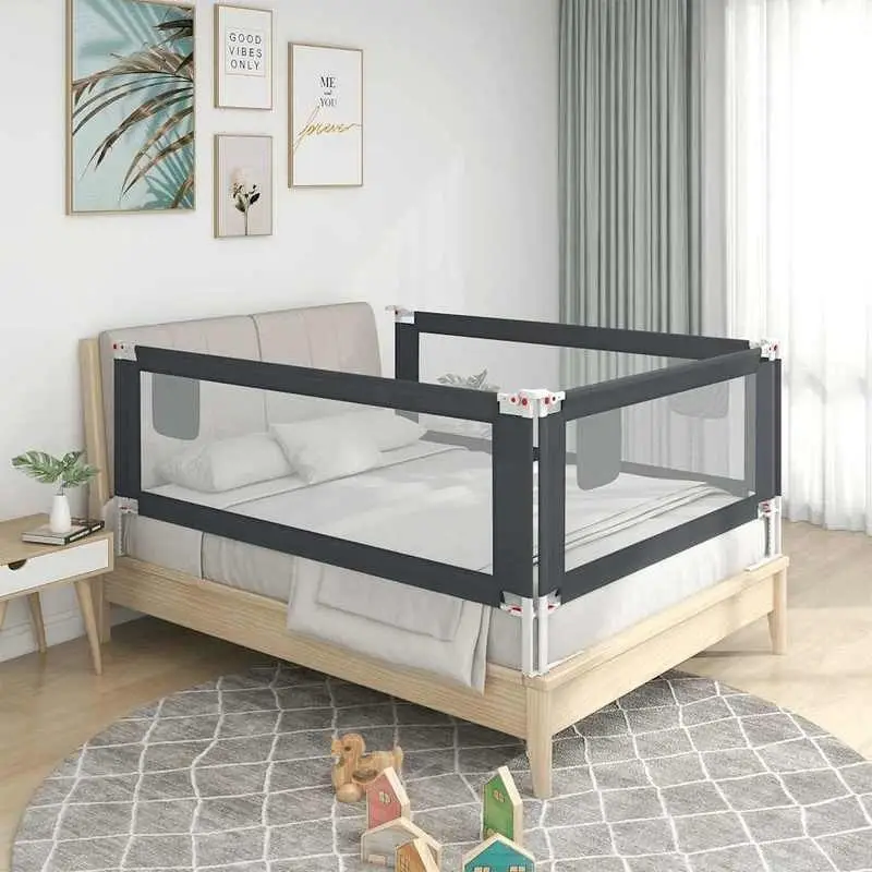 Barrière de sécurité pour lit enfant – fixation solide et design discret