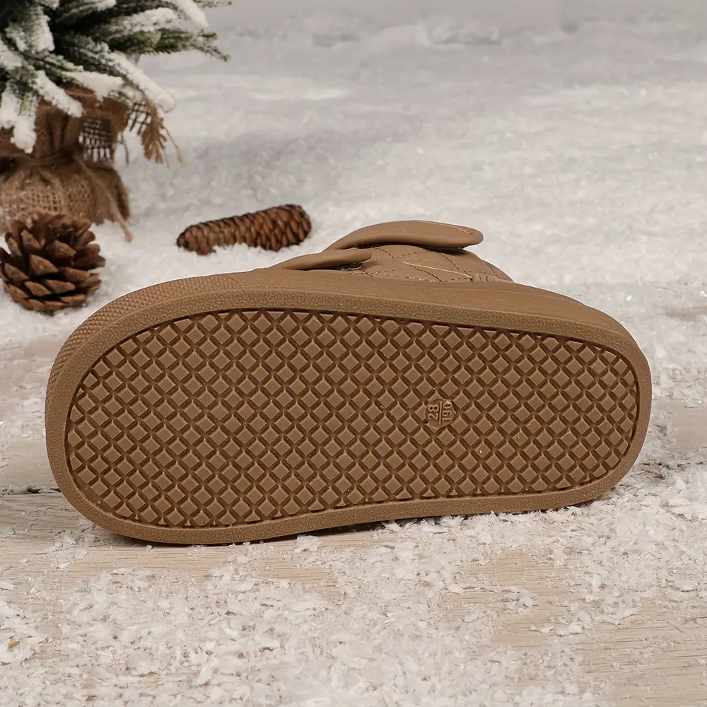 Bottes de neige enfant imperméables doublées fourrure – hiver mixte chaud – Image 8