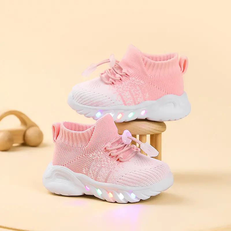 Baskets lumineuses fille – chaussures confort marche stylées 2025 – Image 4