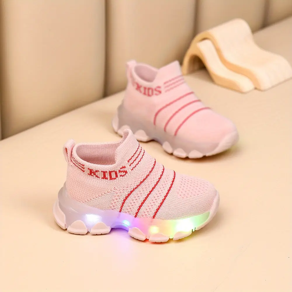 Baskets fille à enfiler avec lumières – légères, confortables et antidérapantes – Image 7