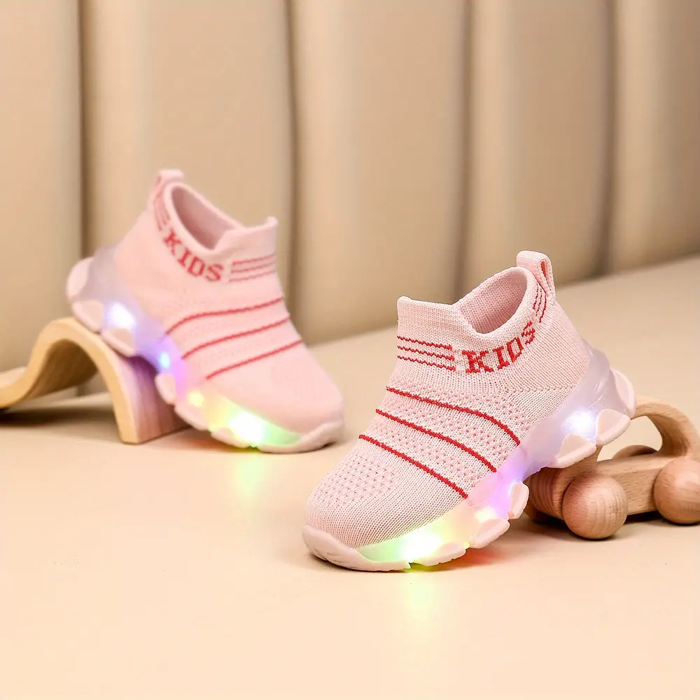 Baskets fille à enfiler avec lumières – légères, confortables et antidérapantes – Image 6