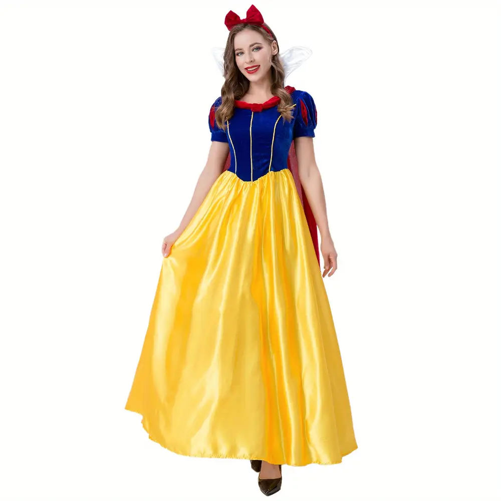Déguisement Blanche Neige adulte femme – costume princesse cosplay Halloween – Image 3