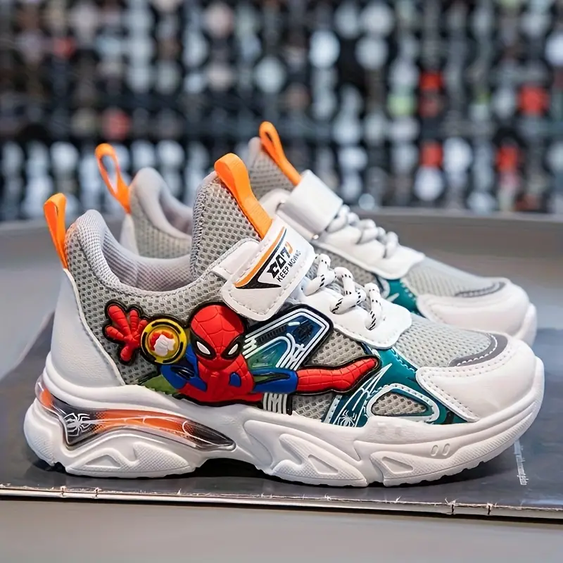 Baskets garçon à motif cartoon – chaussures confort respirantes casual – Image 2