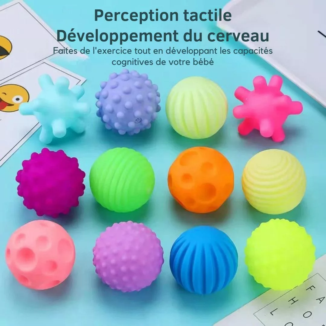 Balle sensorielle bébé – Éveil ludique dès la naissance, stimule les sens et la motricité – Image 6
