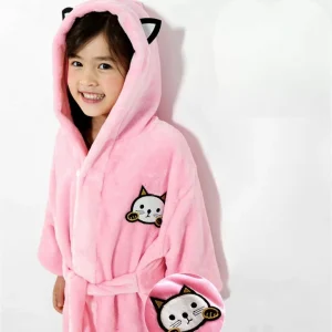 Peignoir de bain enfant – Doux, chaud et absorbant pour après la douche – Confort et style garantis