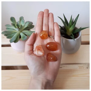 Pierre roulée Cornaline