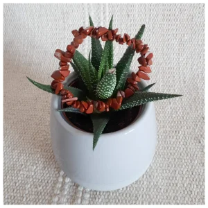 Bracelet Baroque Jaspe rouge