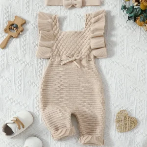 Body bébé fille à volants – épaules dénudées, style décontracté élégant