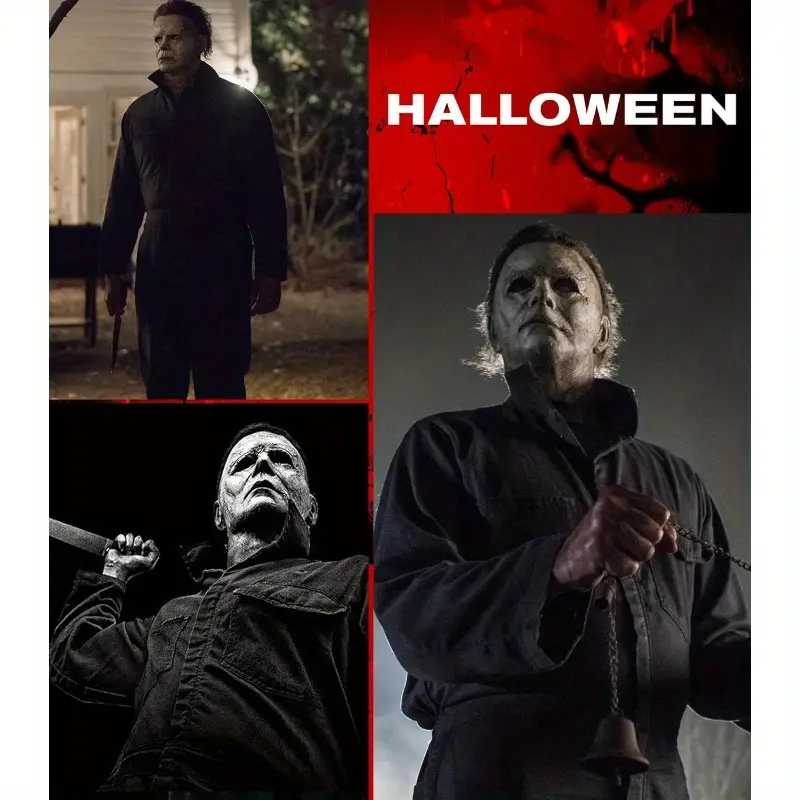 Masque Michael Myers latex intégral avec couteau – Déguisement Halloween 1978 – Image 9