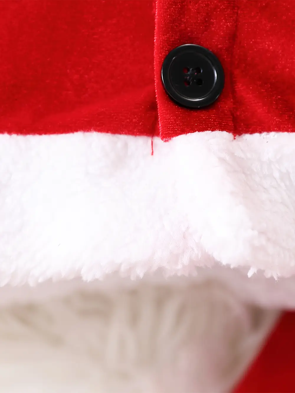 Déguisement Père Noël 3 pièces – costume complet bonnet veste ceinture – Image 3