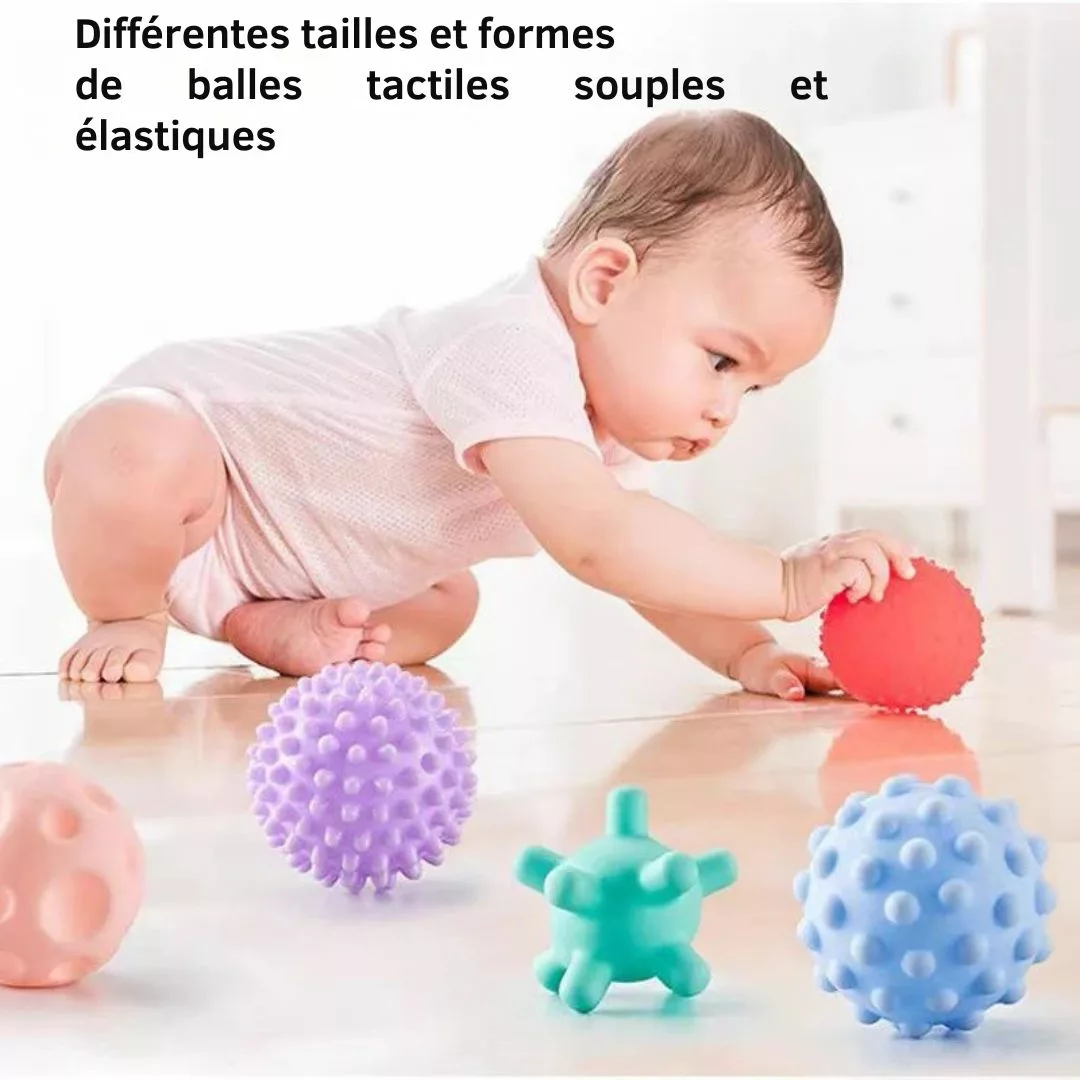 Balle sensorielle bébé – Éveil ludique dès la naissance, stimule les sens et la motricité – Image 5