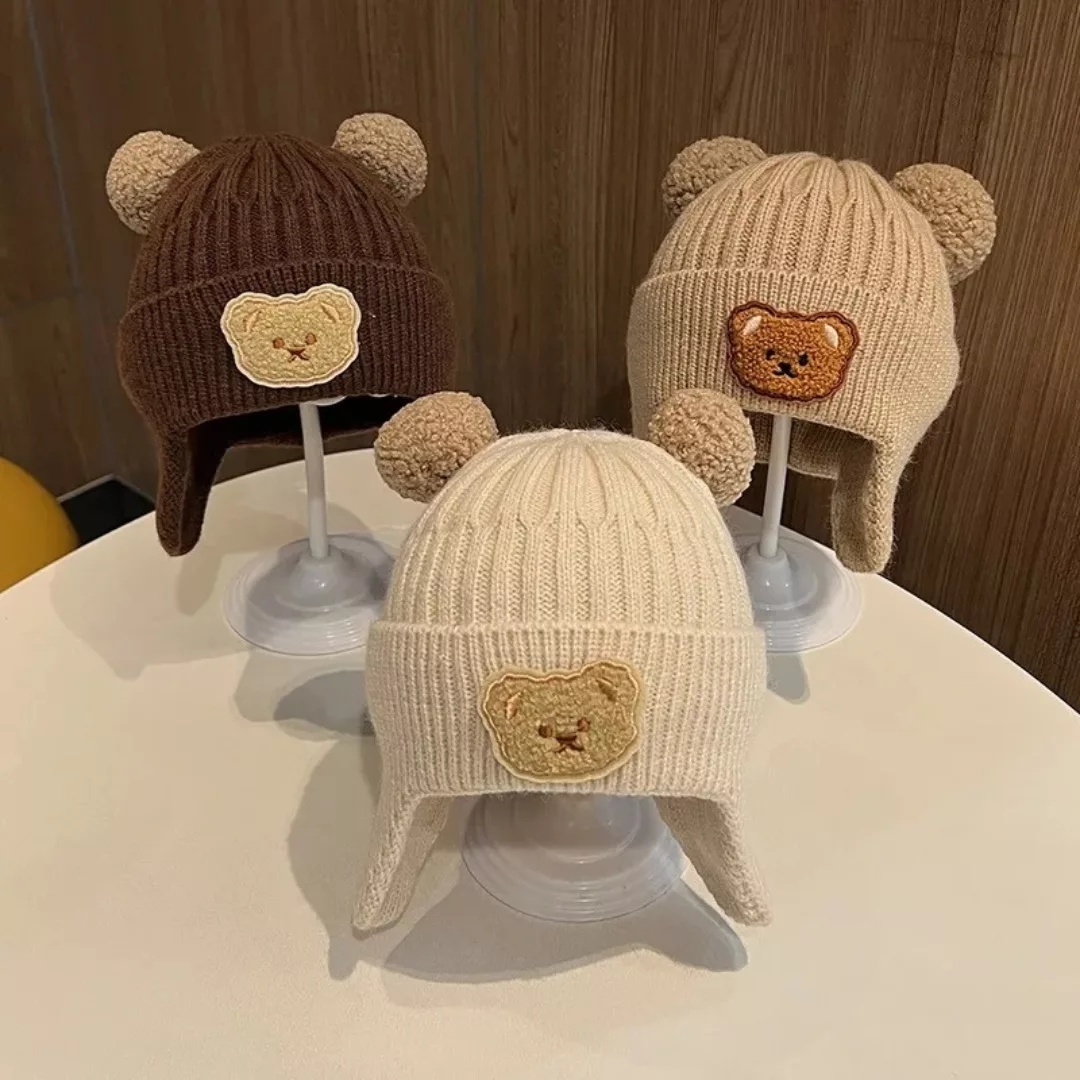 Bonnet tricot pour bébé – Doux et chaud pour l’hiver – Confort absolu dès la naissance – Image 5