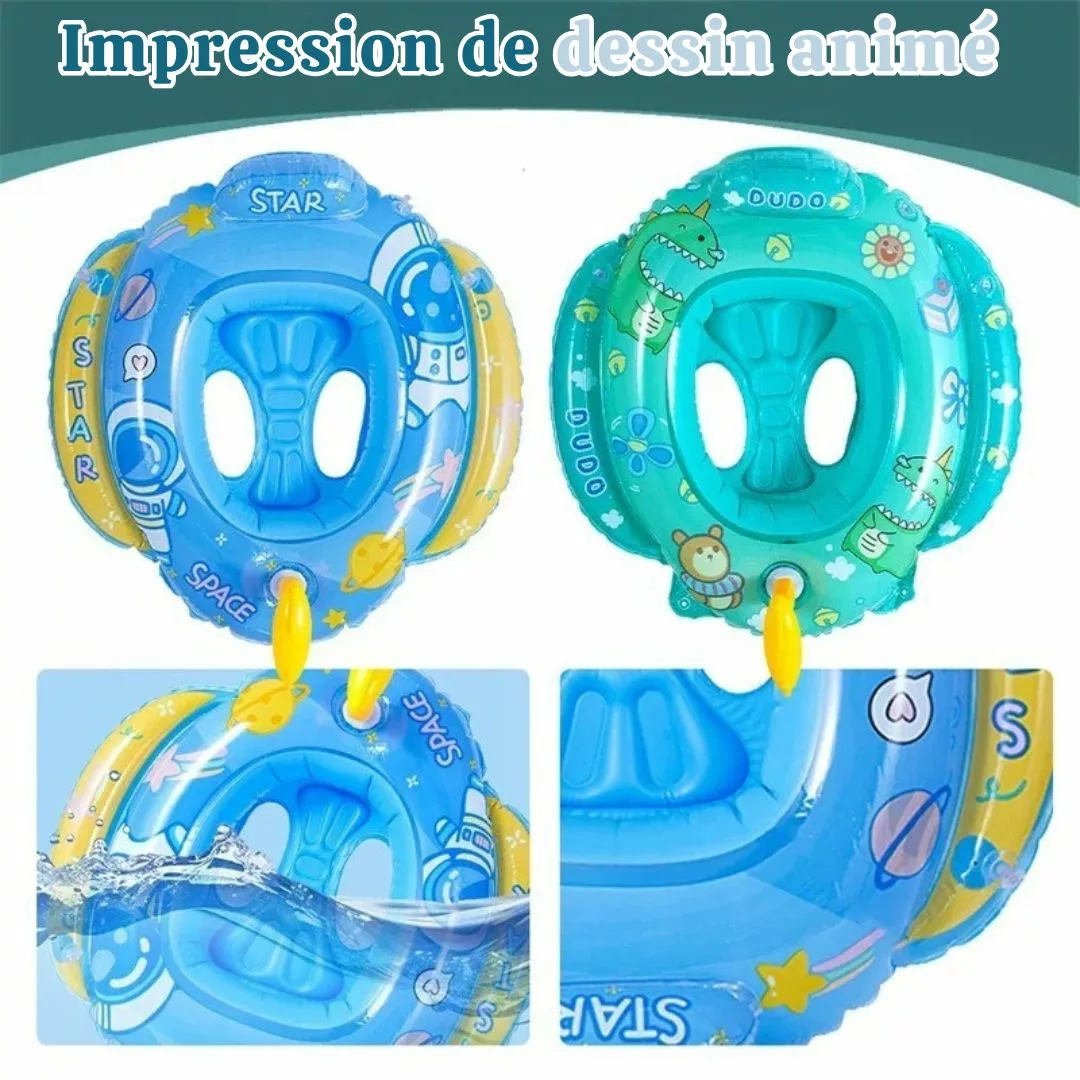 Siège flottant avec pistolet à eau – Jeux d’eau interactifs pour piscine – Fun garanti pour enfants dès 3 ans – Image 2