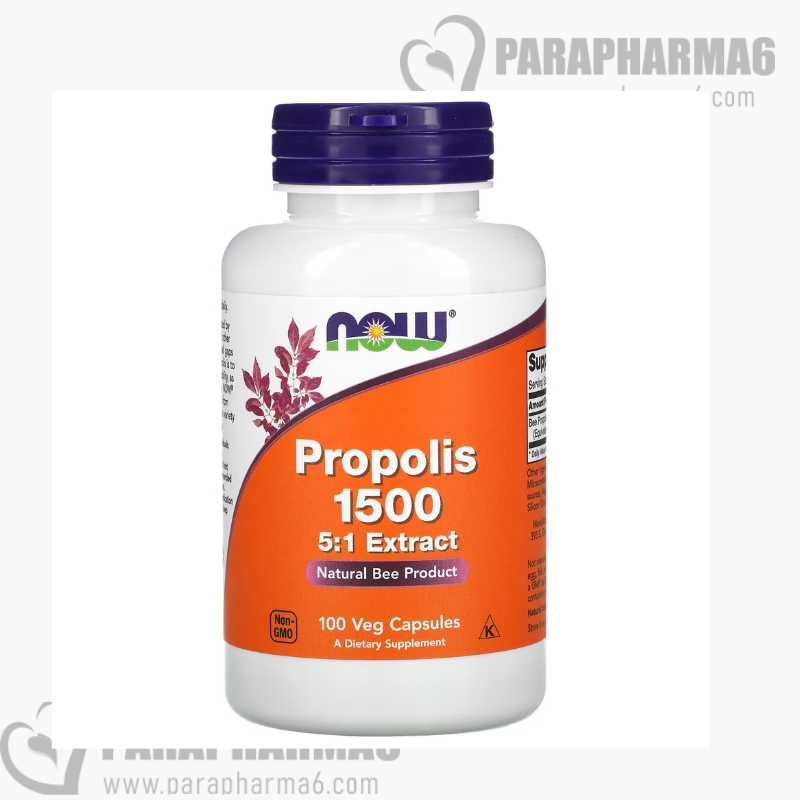 NOW-Propolis 1500, 300 mg, 100 capsules végétales