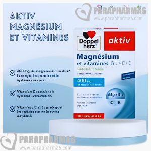 AKTIV magnesium et vitamines b12+c+e