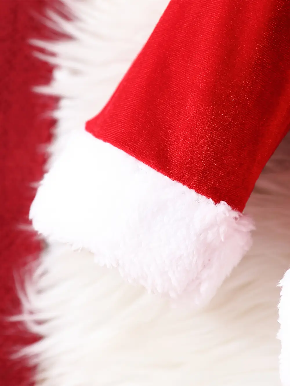 Déguisement Père Noël 3 pièces – costume complet bonnet veste ceinture – Image 4