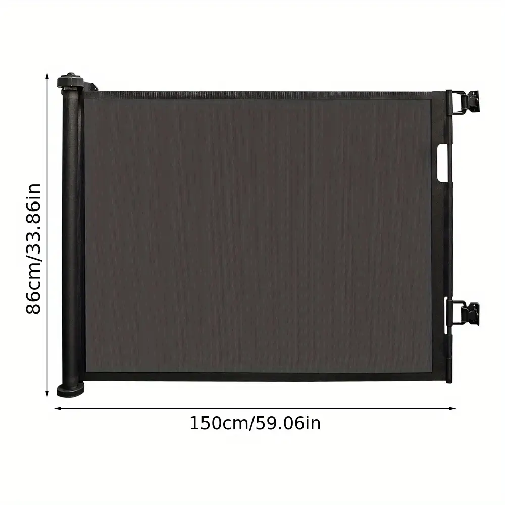 Barrière de sécurité rétractable pour enfant – montage mural facile – Image 2