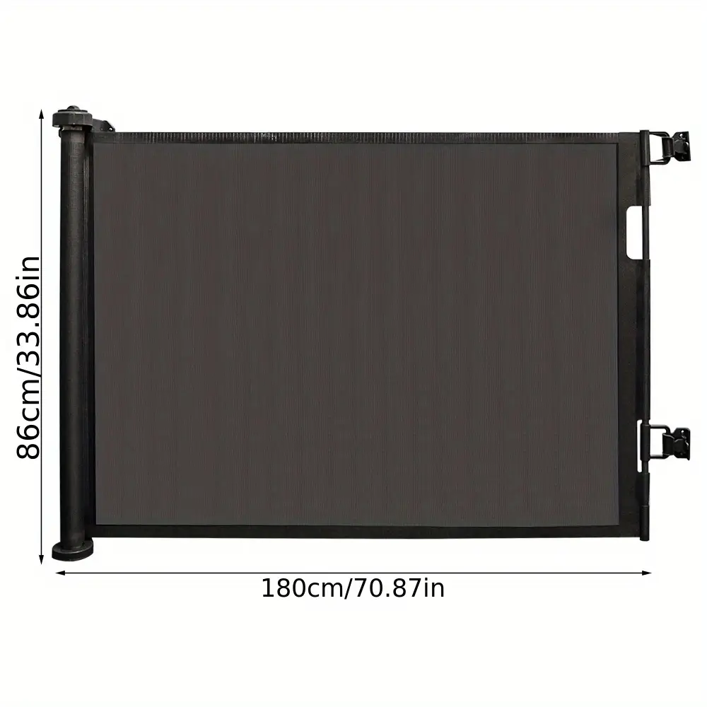 Barrière de sécurité rétractable pour enfant – montage mural facile