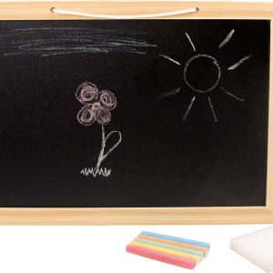 Ardoise d&rsquo;Écolier Classique à Craie – Cadre Bois