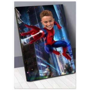 Poster Super-Héros Personnalisé – Spiderman