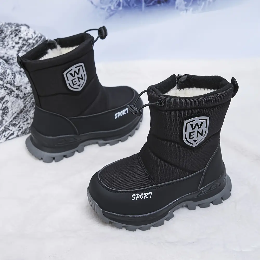 Bottes de neige enfant imperméables fourrées hiver – garçon et fille confortables – Image 6