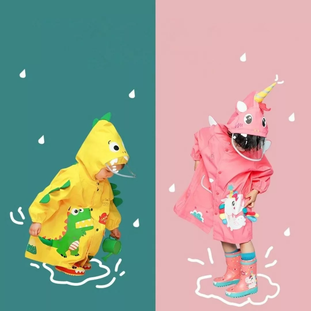 Poncho de pluie enfant – Protection imperméable et légère pour rester au sec à l’école ou en balade