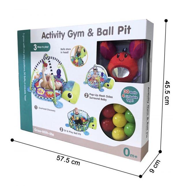 Tapis d’éveil GYM avec balles – Image 2