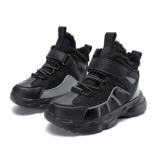 Bottes de neige enfant fourrées imperméables – antidérapantes et chaudes hiver