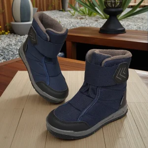 Bottes de neige enfant imperméables en PU – confort et chaleur assurés