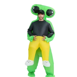 Costume gonflable extraterrestre adulte – idéal Halloween et fêtes costumées
