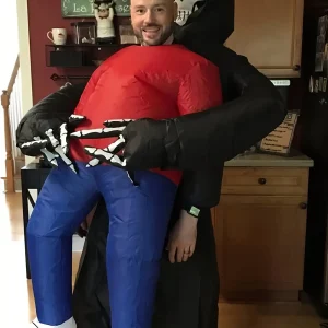 Costume gonflable dinosaure pour homme adulte – déguisement Halloween original