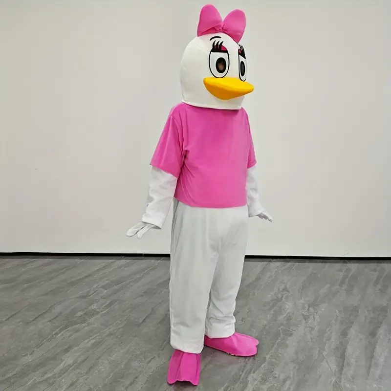 Costume mascotte Daisy Duck adulte – déguisement peluche style Disney – Image 7