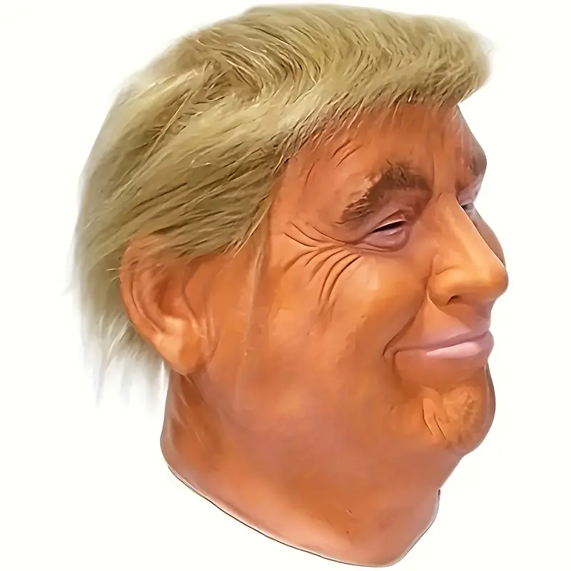 Masque en latex réaliste intégral – accessoire effrayant pour cosplay ou Halloween – Image 7