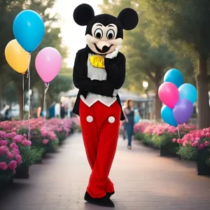 Déguisement Mickey Mouse enfant – Costume complet avec accessoires pour fête et carnaval