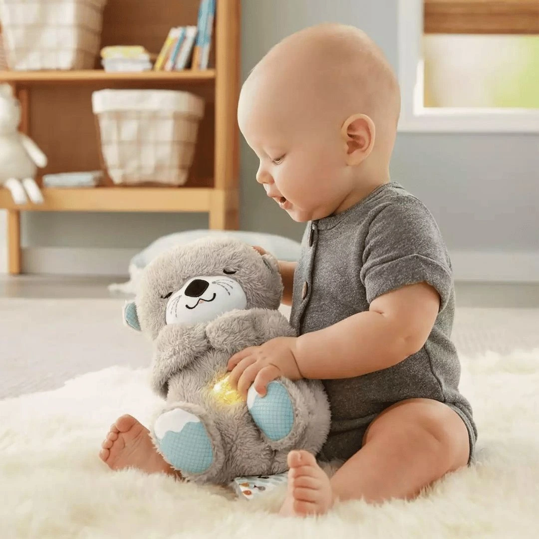 Peluche Loutre qui respire Bébé Zen – Peluche battement du coeur – Image 5