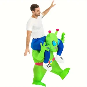 Costume gonflable alien adulte – déguisement fun pour soirées et Halloween